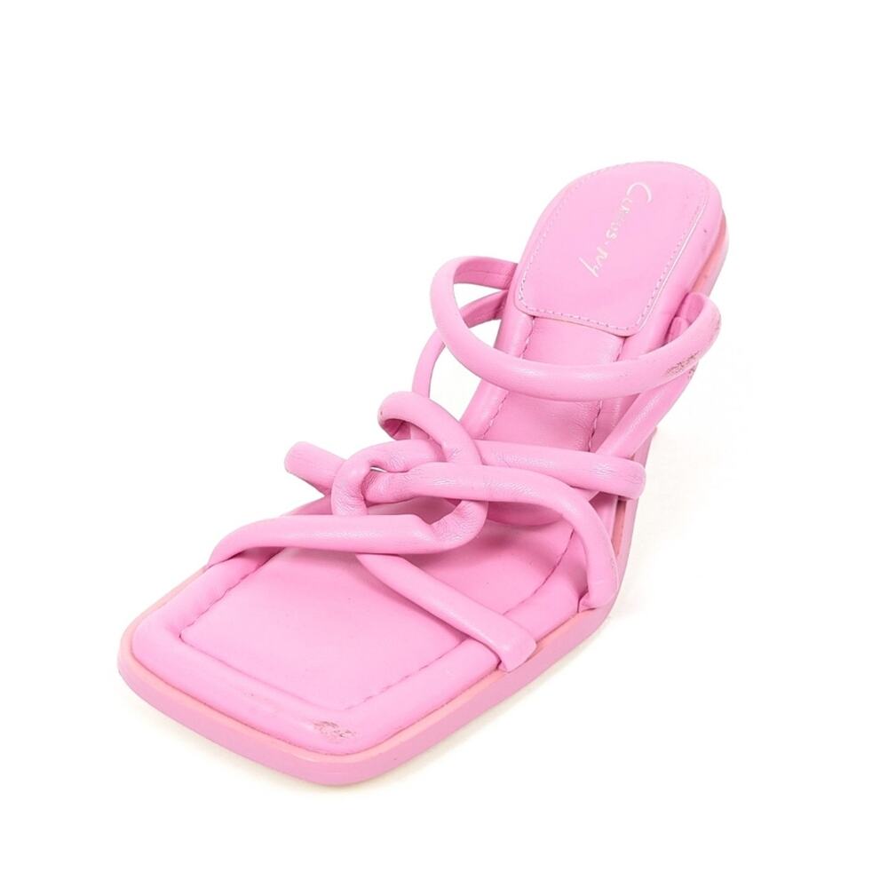 Circus Sam Edelman Savanna Sandals 6 Pink Square Toe Strappy Dressy